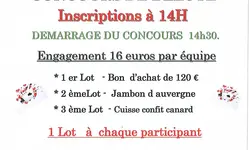 LE CLUB DES BRUYERES  CONCOURS DE BELOTE   DIMANCHE 11 OCTOBRE 2026